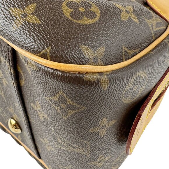 Auth LOUIS VUITTON Monogram Mizi Handbag Brown M40058 - z4054 - Picture 9 of 13